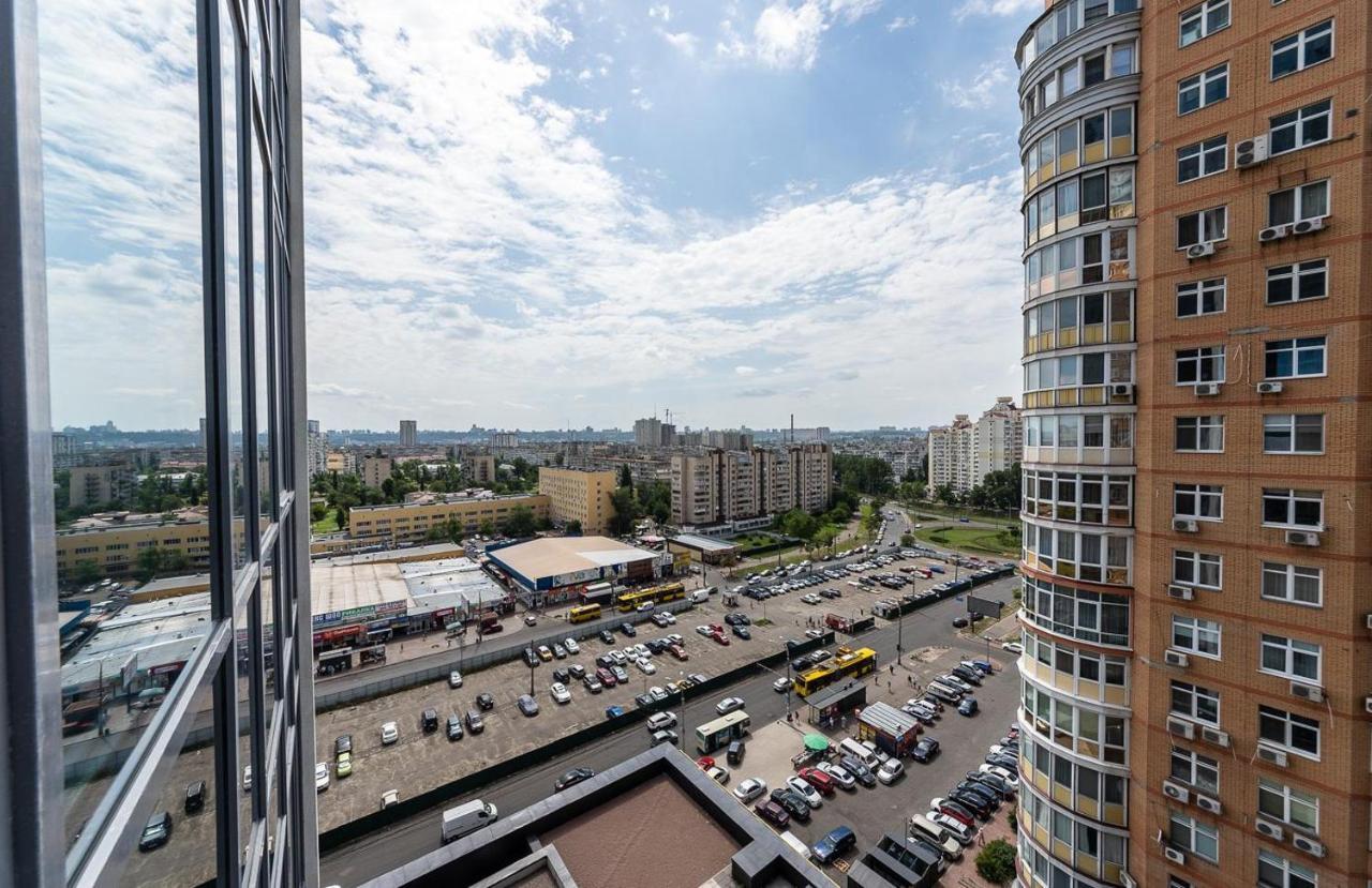 Fashionable Apartments. Smartplaza Metro Minskaya. Obolon Kiev Exterior foto